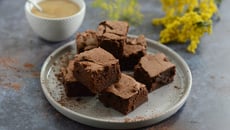 Fondant au chocolat et à la compote de pommes
