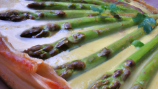 Tourte aux asperges