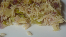 Riz aux poireaux