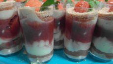 Tiramisu aux fraises maison