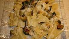 Papillons aux courgettes