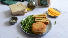 Pain perdu façon cordon bleu au jambon et au cheddar