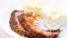 Filet de veau au paprika et gratin de pommes de terre