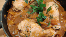 Poulet préparation façon carbonnade