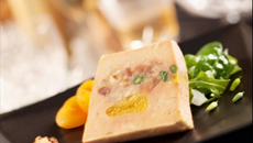 Terrine de foie gras façon mendiant