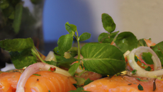 Saumon frais mariné  à l'aneth