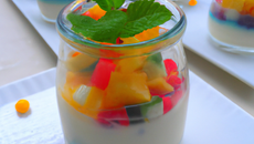 Verrine colorée facile