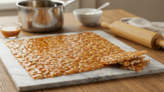 Nougatine au fondant