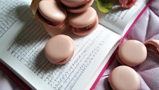 Macarons roses girly à la ganache au chocolat blanc