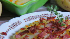 Pomme de terre gratiné aux lardons