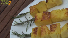 Ananas au romarin à la plancha