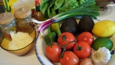 Burritos au poulet et son guacamole