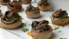 Feuilletés d'escargots aux cèpes