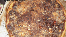 Tarte banane chocolat noisettes