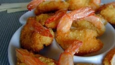 Crevettes croquantes et sauce sucrée