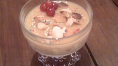 Gâteau de semoule aux groseilles