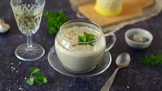 Cappuccino de champignons au Foie Gras du Périgord IGP