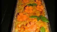 Tarte à la carotte et au chèvre