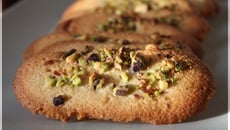 Langues de chat à la pistache