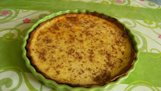 Tarte au chocolat blanc