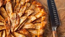 Tarte aux pommes et amandes