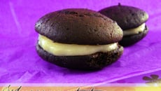 Whoopies cacao et crème de citron