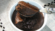 Fondant chocolat cœur coulant caramel au beurre salé