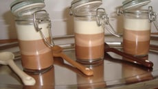 Panna cotta aux 3 chocolats