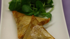 Briouates au confit d'Aubergines