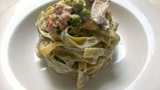 Tagliatelle à la boscaiola