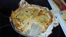 Tarte aux poireaux Boursin