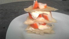 Mille-feuilles au surimi