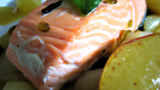 Saumon aux poires