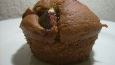American Muffins à ma façon aux figues et cœur de chocolat
