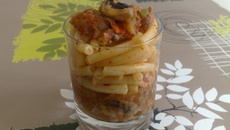 Macaronis, légumes et thon