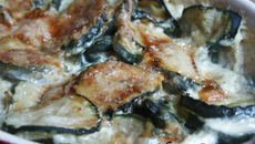 Gratin de courgettes au saint nectaire