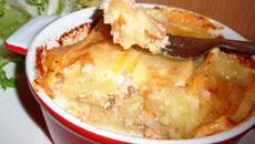 Tartiflette aux saumons