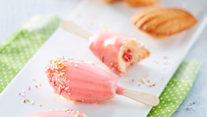 Sucettes de Madeleines « Color Choc »