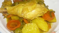 Poulet façon tajine
