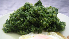 Écrasé aux épinards