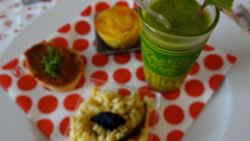 Gaspacho de courgettes et menthe aux épices