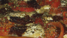 Tarte tomates-chèvre.