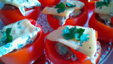 Tomates au roquefort maison