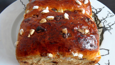 Brioche à la fleur d'oranger et pépites de chocolat