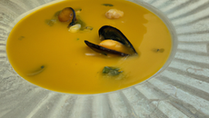 Soupe de moules au safran au Thermomix