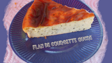 Flan de courgettes sucrées