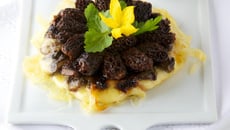 Tatins de Gruyère France aux morilles