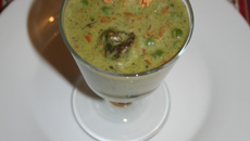 Escargots du jardin sauce poulette aux herbes