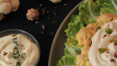 Choux à la crème fraîche et tarama