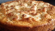 Gâteau de cerises amandine crumble